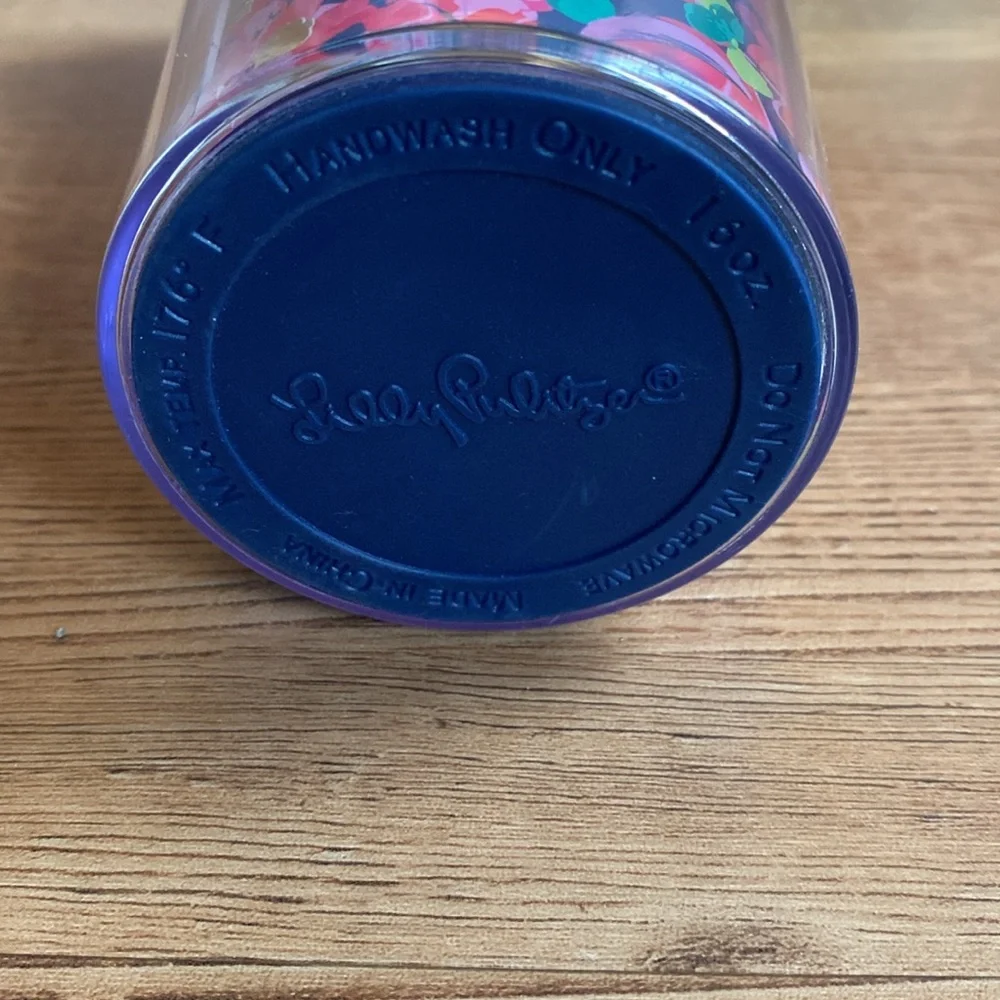 NWT Lilly Pulitzer Travel Thermal Mug in Wild Confetti